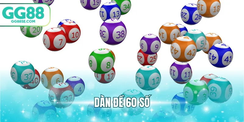 dàn đề 60 số
